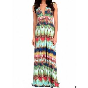 Veronica M Colorful Indie Maxi Dress